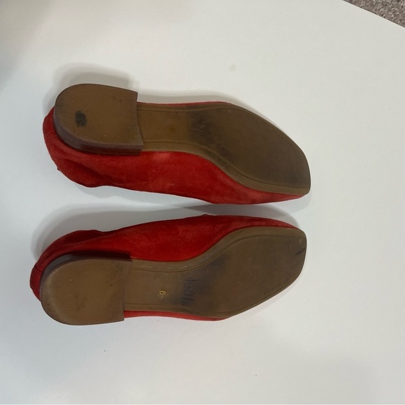 Tory Burch Leigh Loafers Tomato Red Size 6 - Picture 9 of 11